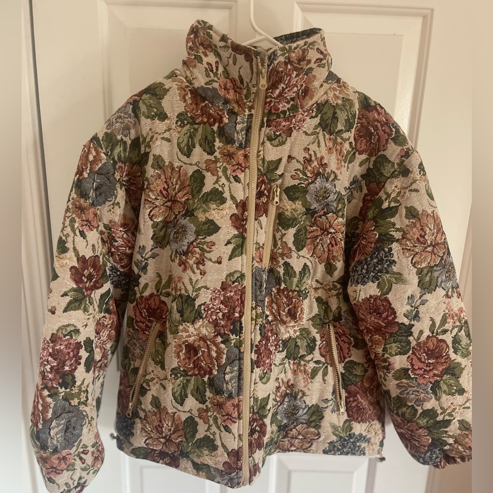 floral bomber jacket